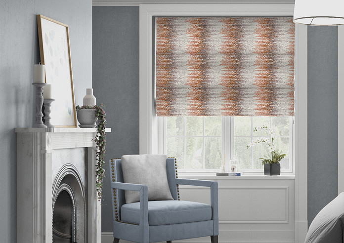 Highbury, Terracotta - Twist&Fit Roman Blind - Image 3